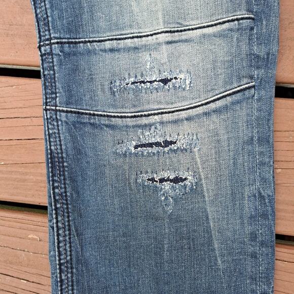 Mens Rock Revival Jeans "Pierre Biker" Black Size 40x34 - Picture 3 of 15